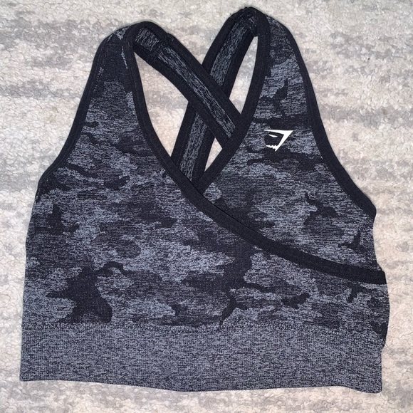 Gymshark Other - Gymshark Black Camo Sport Bra